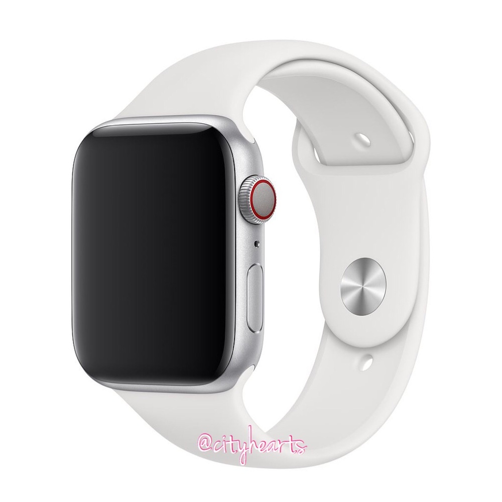 NEW Bright White Apple Watch Sport Band